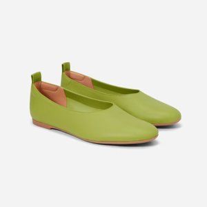 Italian Leather Day Glove Flats